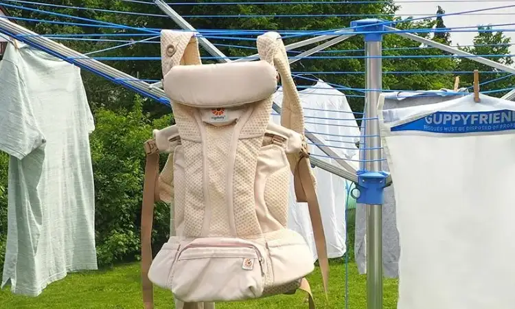 Cara mencuci gendongan ssc, Sumber: ergobaby.ie