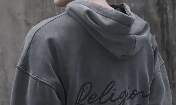 Cuci hoodie, Sumber: religionclothing.com