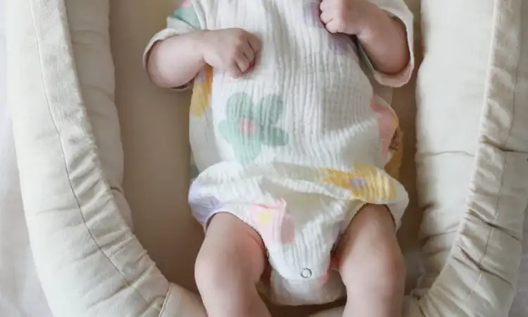 Penggunaan baby nest untuk bayi, Sumber: mabelandfox.com