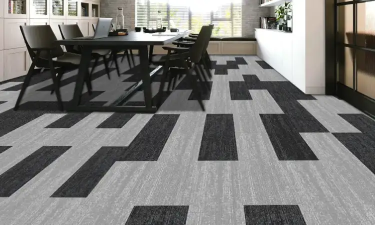 Perawatan karpet tile kantor, Sumber: my-floor.in