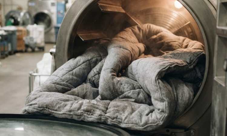 Jasa cuci bed cover berkualitas. Sumber: AI